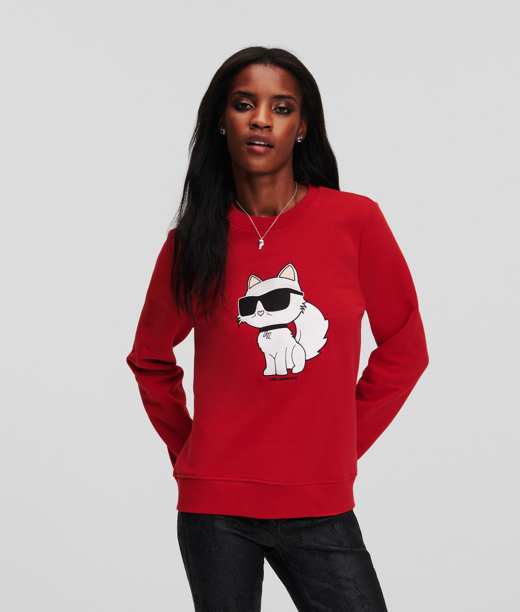 (image for) Simple KARL IKONIK CHOUPETTE SWEATSHIRT